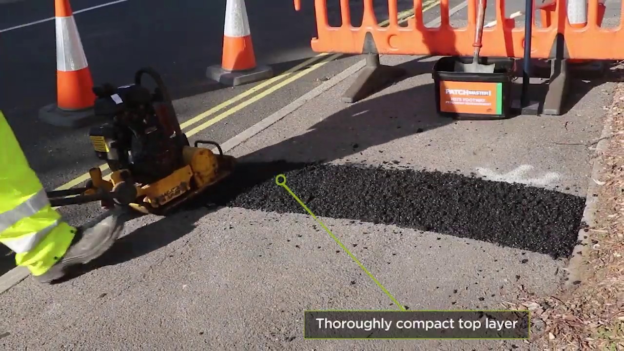 How To Install PatchMaster H575 for repairing utility reinstatements for pathways.