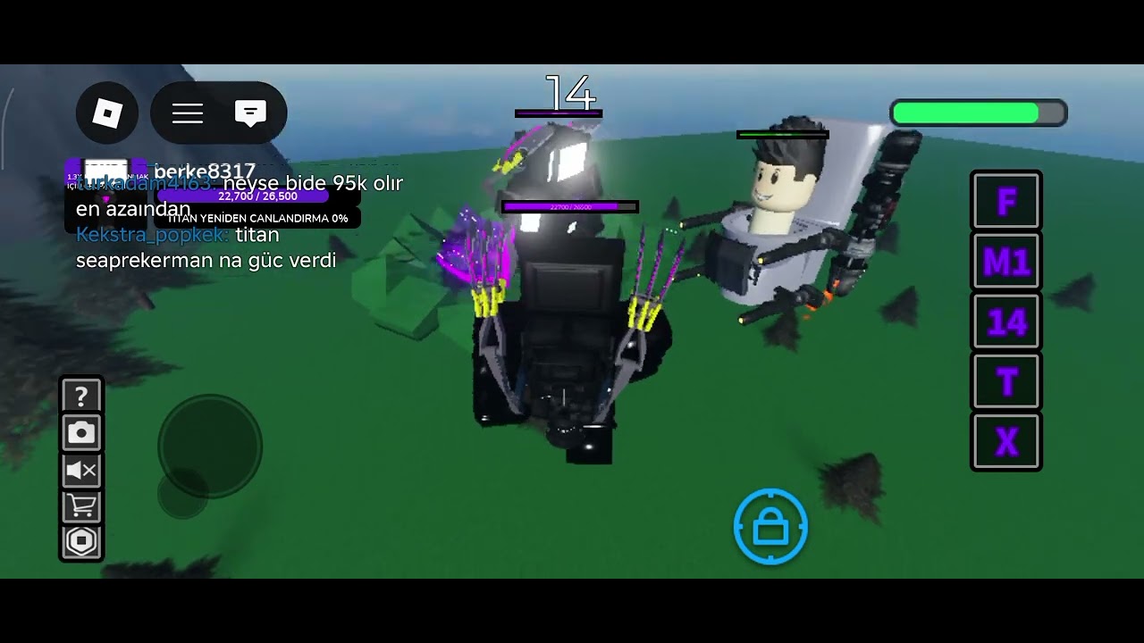 Arlar bugün@TitanCameraman20.0_tcm  ile Roblox arkadaşımız turkadam var boş Rush bitirmeye calıscaz