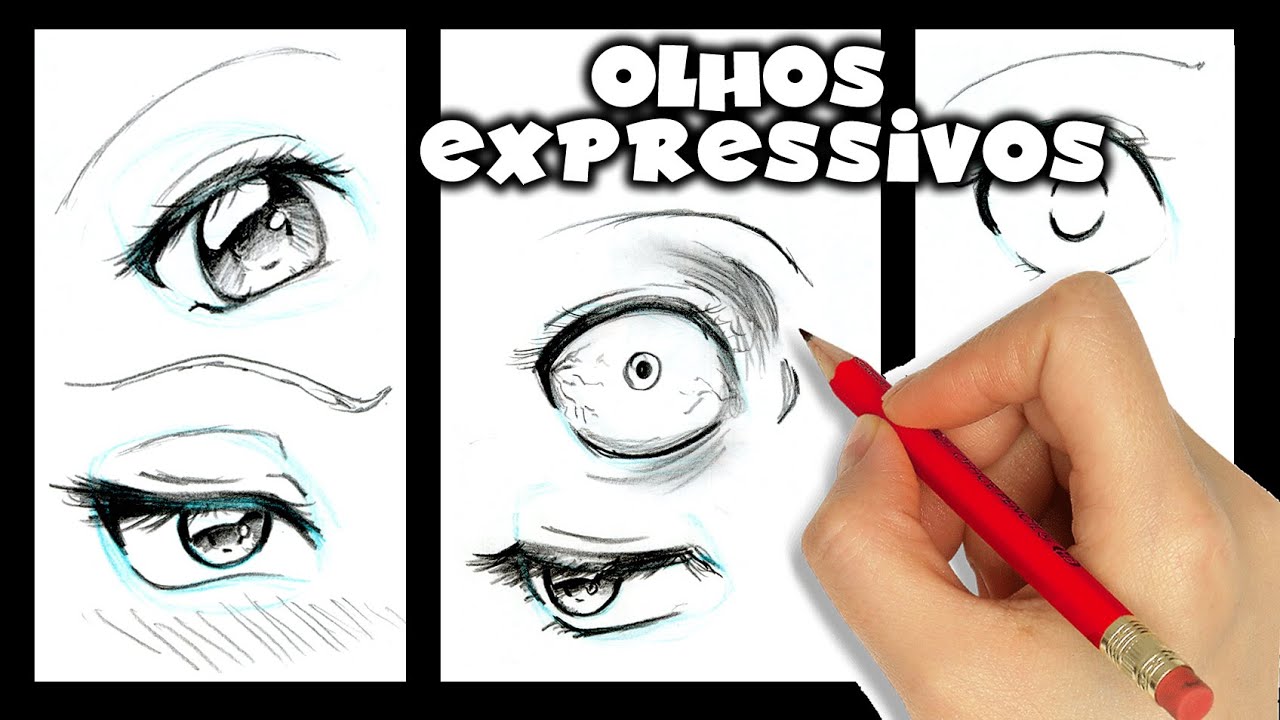 COMO DESENHAR MANGÁ - OLHOS EXPRESSIVOS  - PARTE 2
