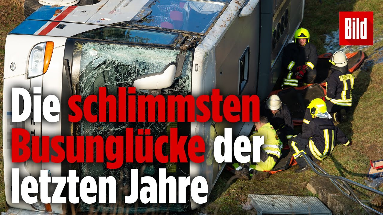 Diese Busunglücke waren besonders tragisch