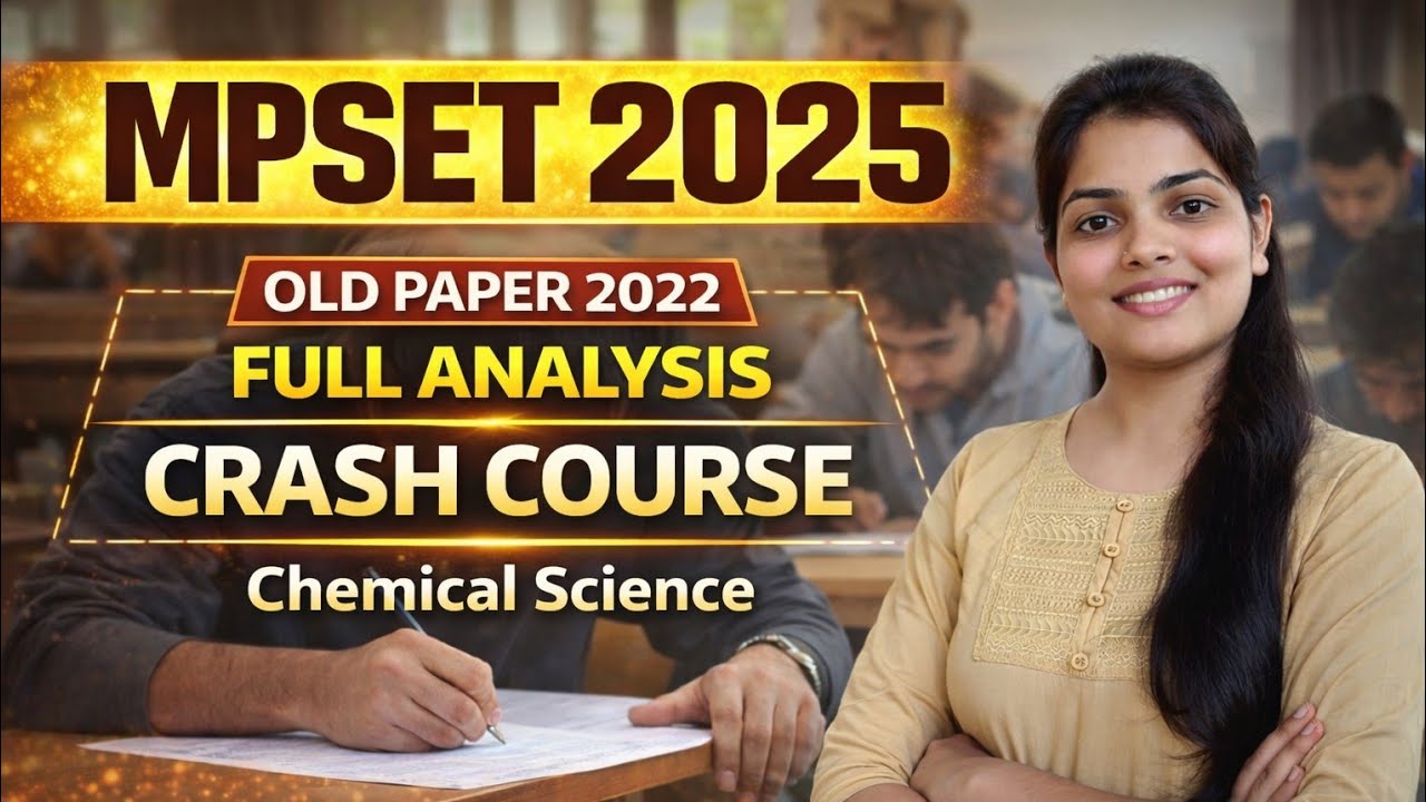 Mp set chemical science old paper | mp set old paper 2022 analysis | mpset