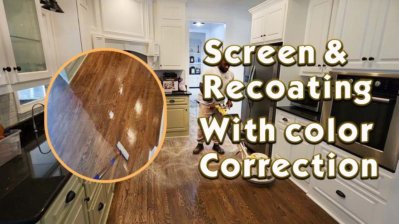 My client couldn't believe the results of Screen & Recoating with Color Correction on his floors