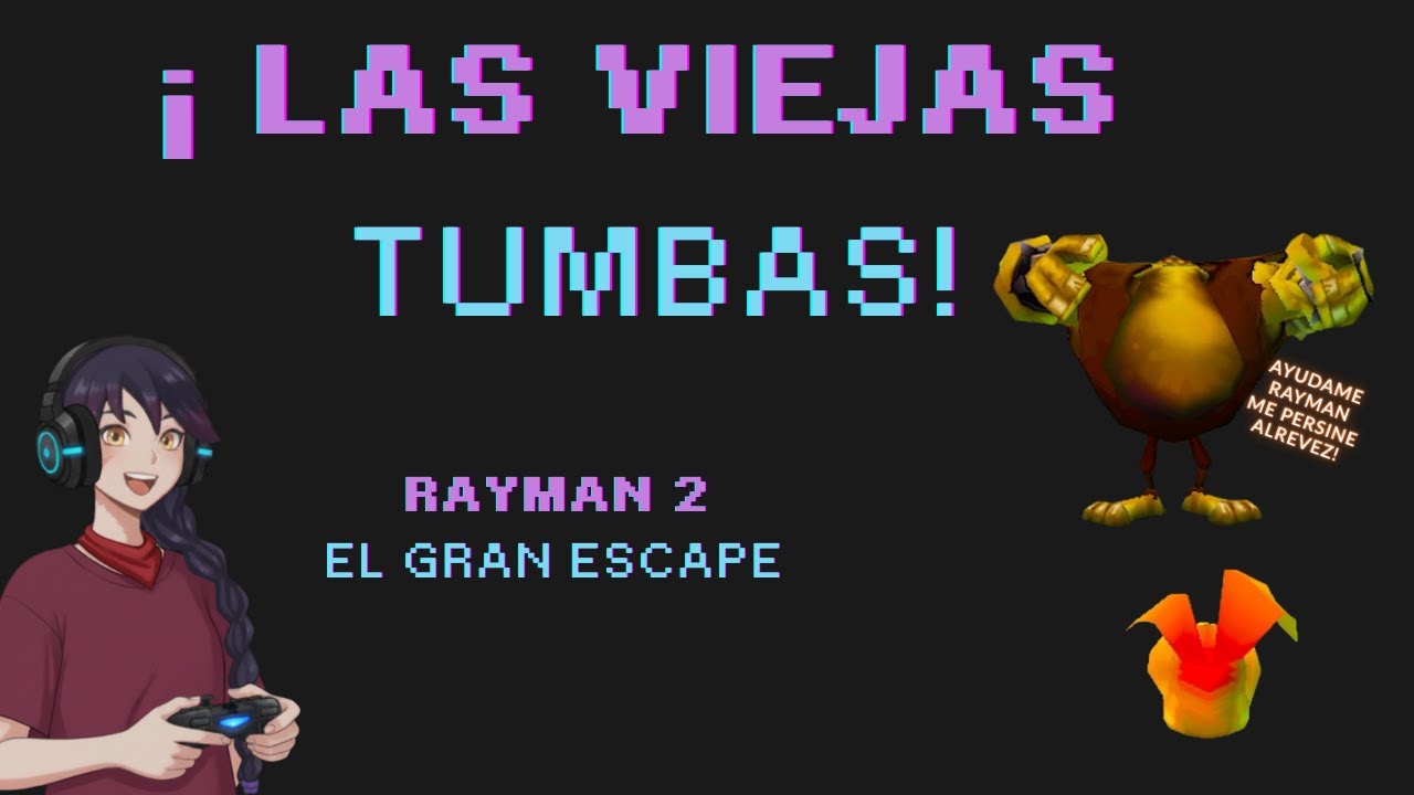 Las Viejas Tumbas ⚠️☠️ | Clark en Peligro y Aguas Tóxicas | Rayman 2 (PC)