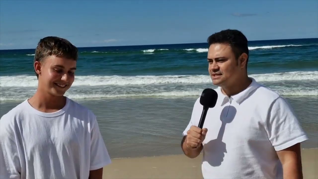 NOAH JOHNSTONE WATER BAPTISM WITH EVANGELIST JUSTIN
