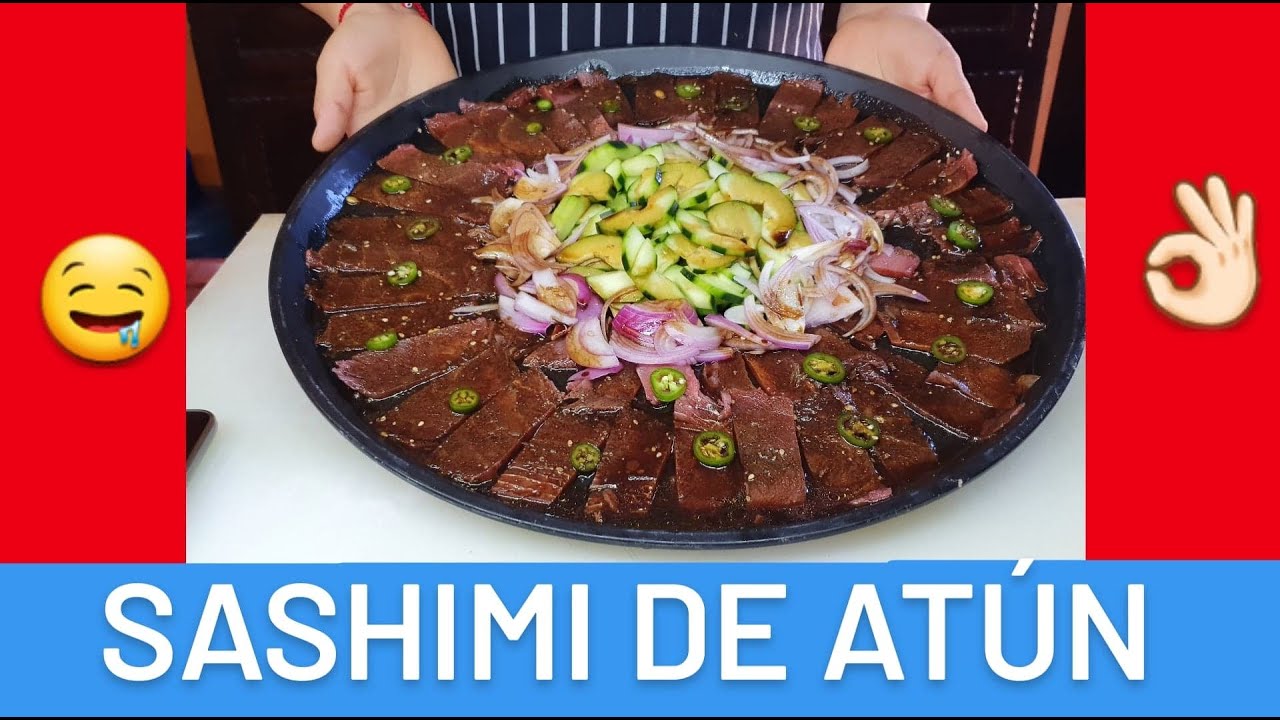 sashimi de atun | Como hacer SASHIMI de ATÚN 🐟 [truco para corte fino] 🚀 - ANA BLANCO