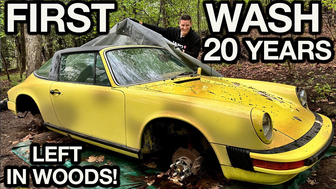 Первая мойка за 20 лет: реставрация брошенного Porsche 911!