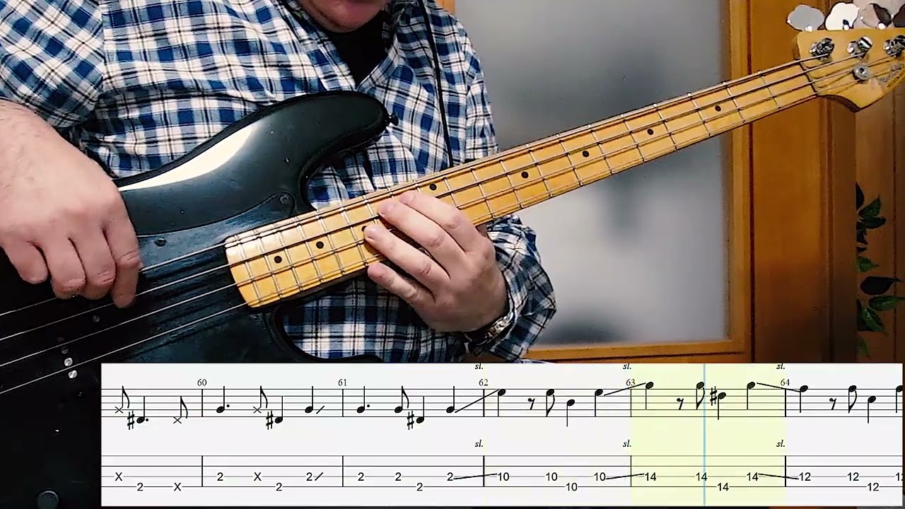 Blondie - One Way Or Another Bass Cover  with TAB