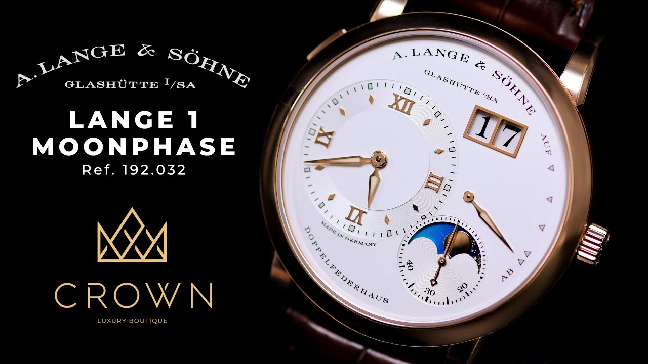 A.Lange & Soehne LANGE 1 Moonphase Ref. 192.032 | CROWN REVIEW 4K