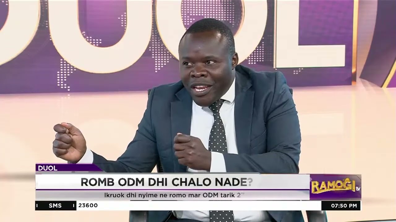 Seneta Eddy: Wach Tuju ok ochakore nyoro, nochakore kane Uhuru nie telo... Okora odonje e wachni