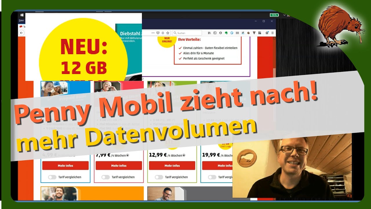 Penny Mobil und ja! mobil: Mehr Datenvolumen
