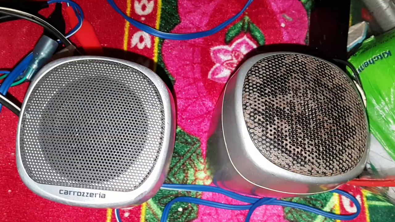 Japanese carrozzeria satellite speakers with carrozzeria player