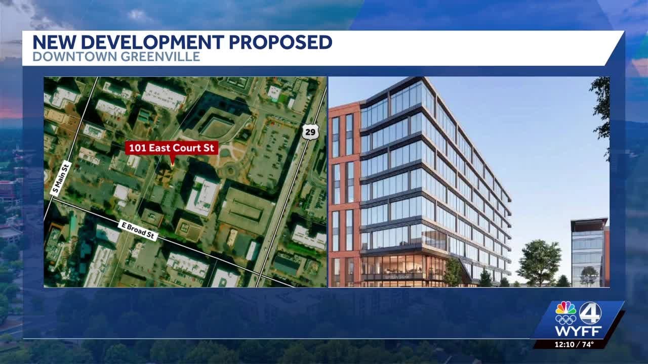 New building planned in downtown Greenville with possible restaurant, retail space