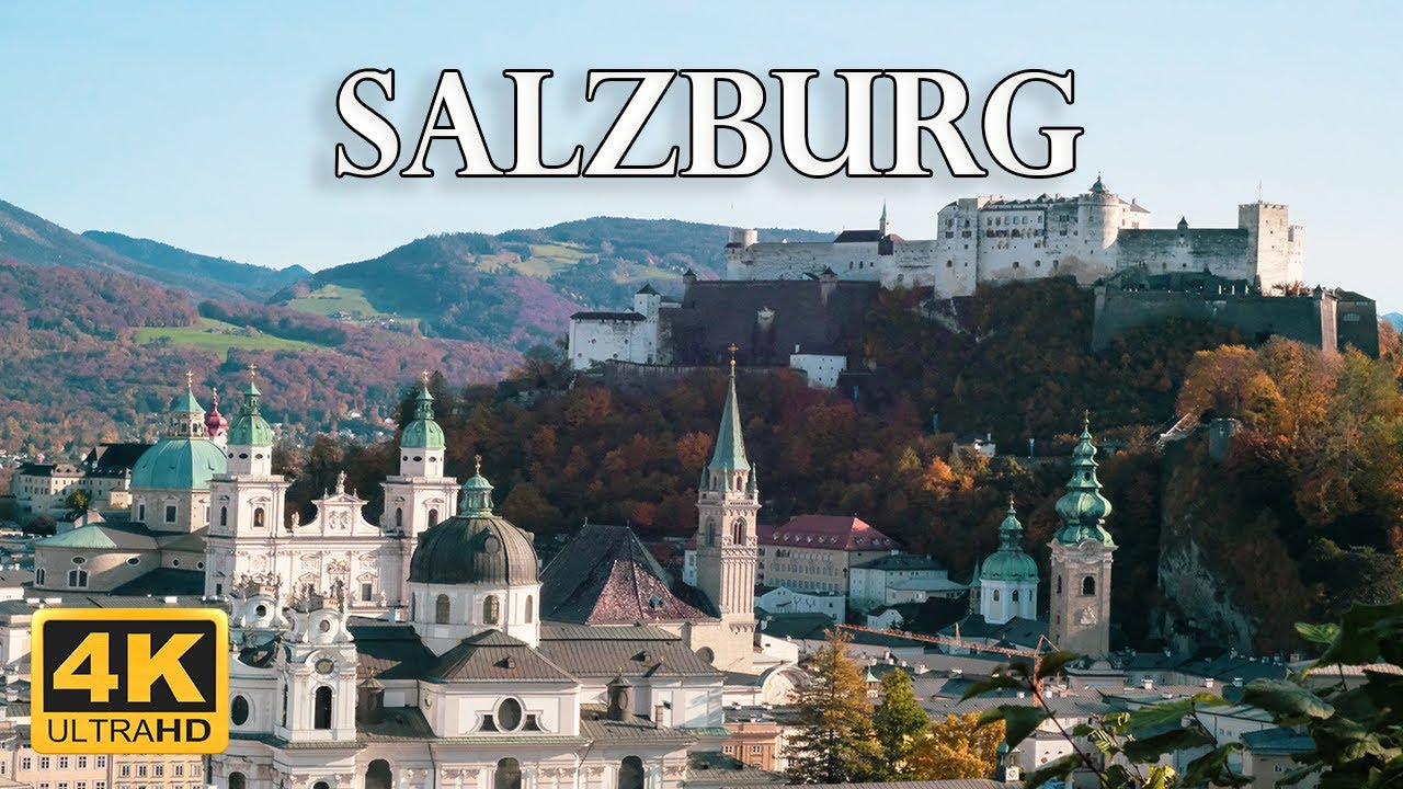 Salzburg, Austria 🇦🇹 | 4K Drone Footage