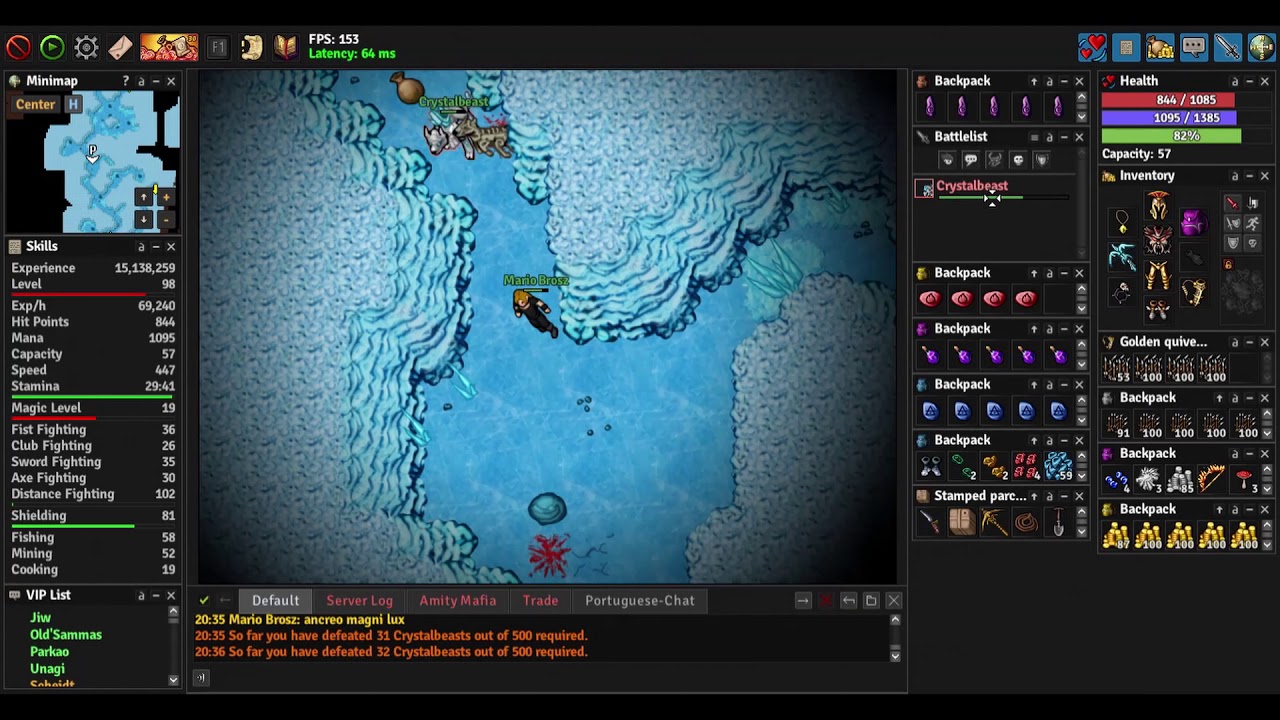 Medivia - Crystalbeast Task