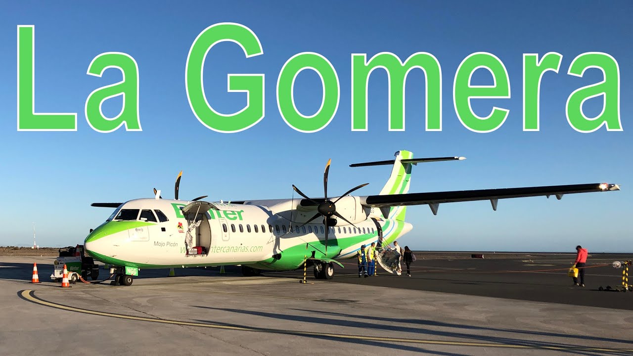 La Gomera, Canaries...Stunning view across the island during Takeoff