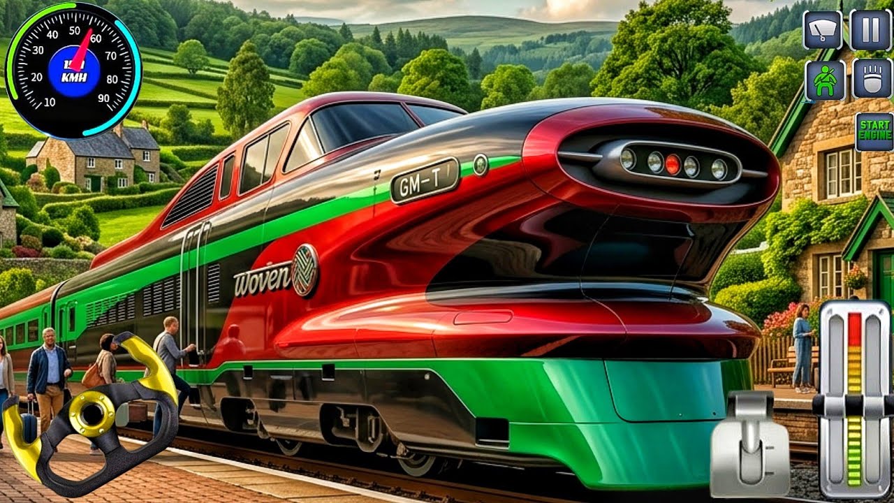 New Train Simulator 2026 - High Speed Bullet Train Driving - Train Game Android Gameplay