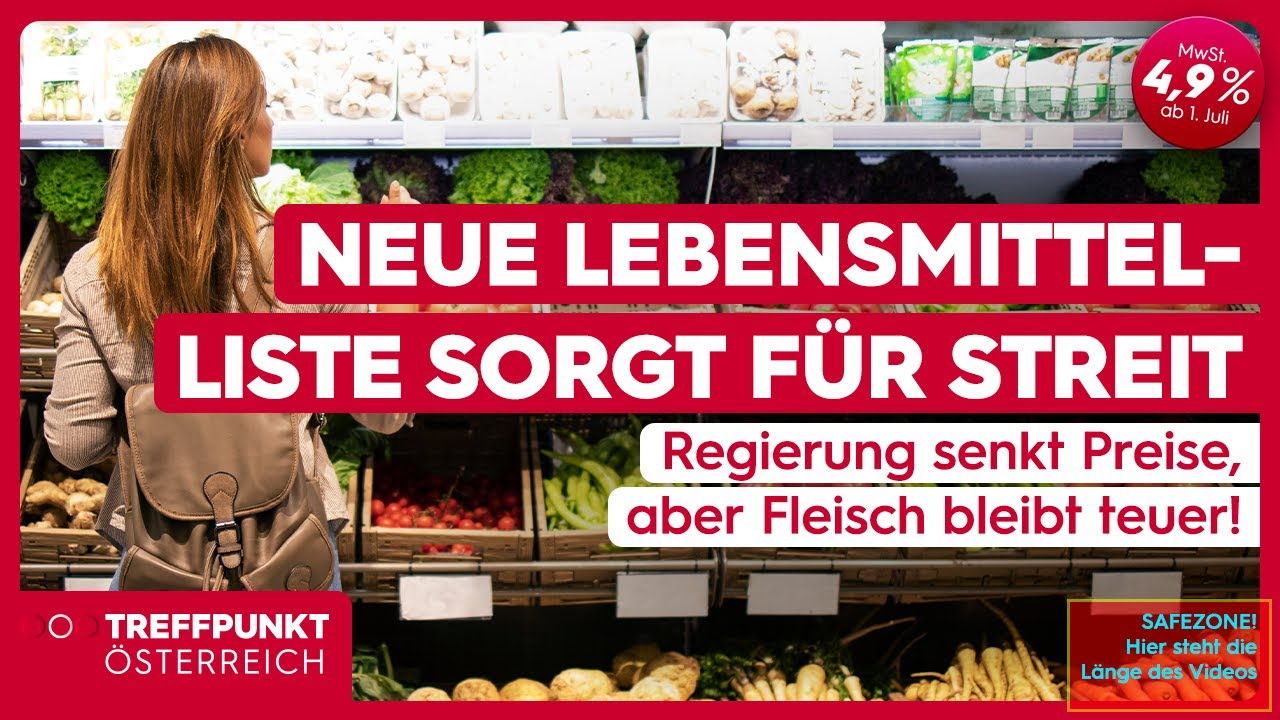 Neue Lebensmittel-Liste sorgt für Streit – Regierung senkt Preise, aber Fleisch bleibt teuer!