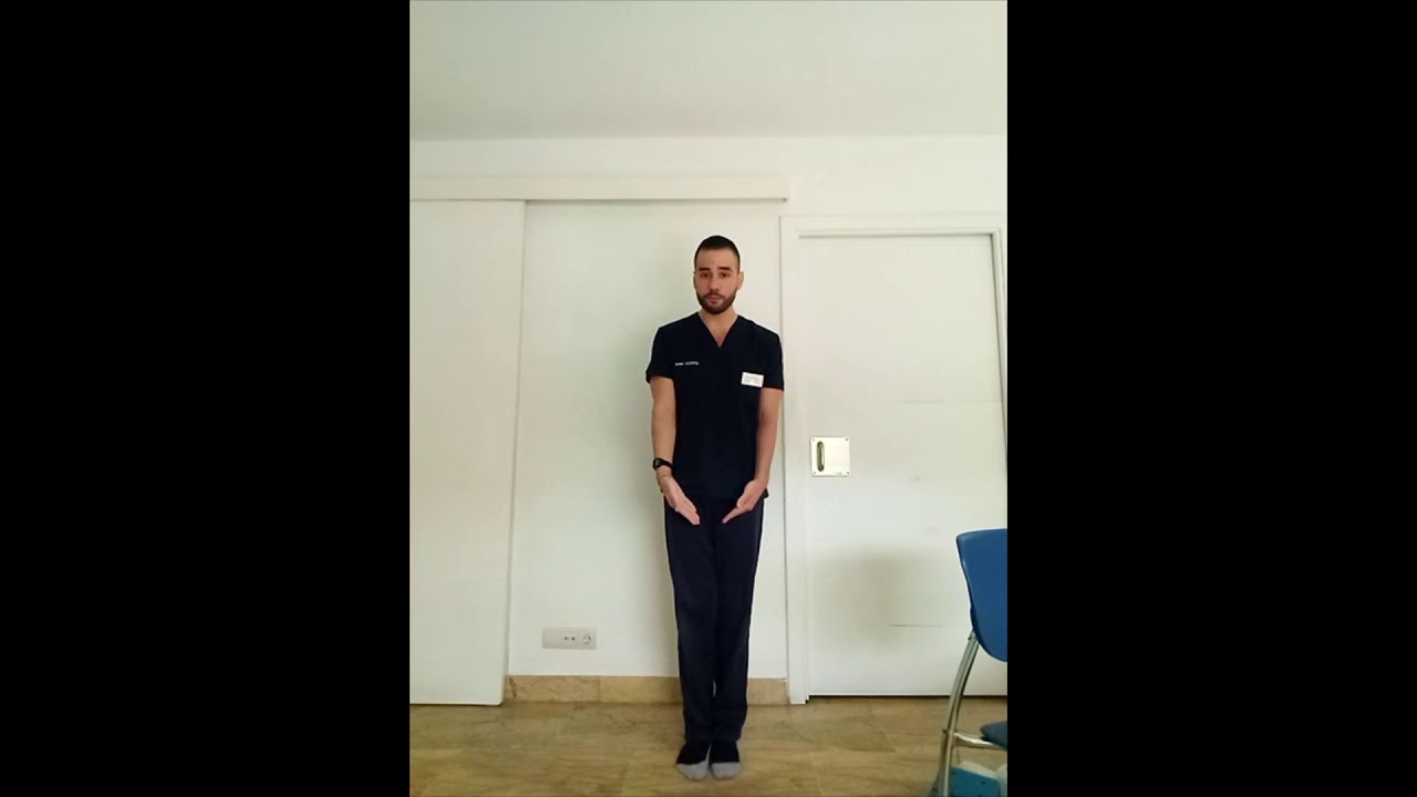 Trabajo de equilibrio est&aacute;tico en bipedestaci&oacute;n para pacientes con inestabilidad
