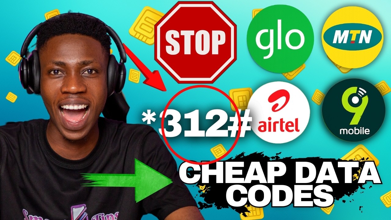 STOP Using *312# to Buy Data | 8 Codes to Buy Cheap DATA for any NETWORK - MTN, AIRTEL, GLO, 9MOBILE