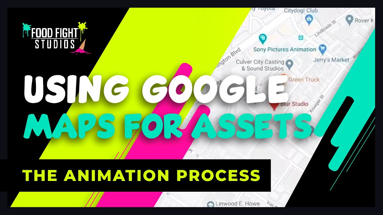 Animation Tutorial - How To Use Google Maps As Assets For Animation in Moho Pro