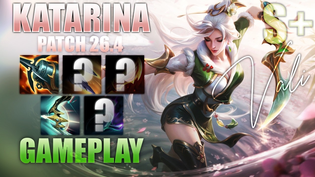 KATARINA MID S+ Patch 26.04 | NOVA BUILD AD QUEBRADA + RUNAS | Vali