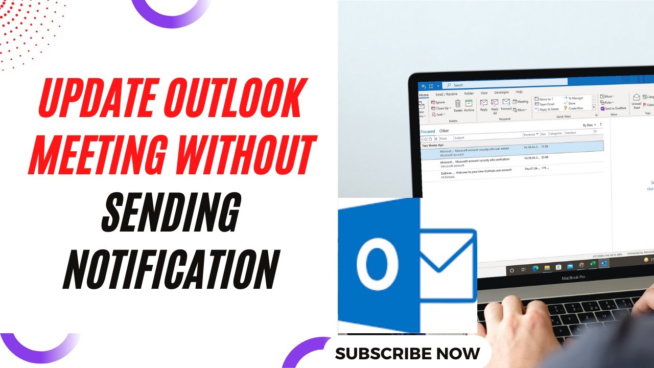 How to Update Outlook Meeting Without Sending Notification