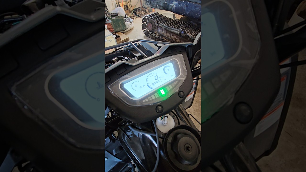 первый запуск после сборки Linhai Yamaha M550L efi