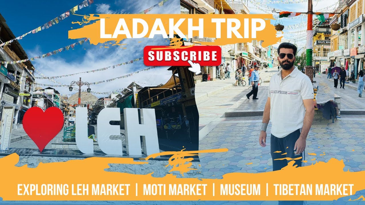 Exploring Leh Market | Moti Market | Central Asian Museum | Tibetan Market || Aloneinkashmir