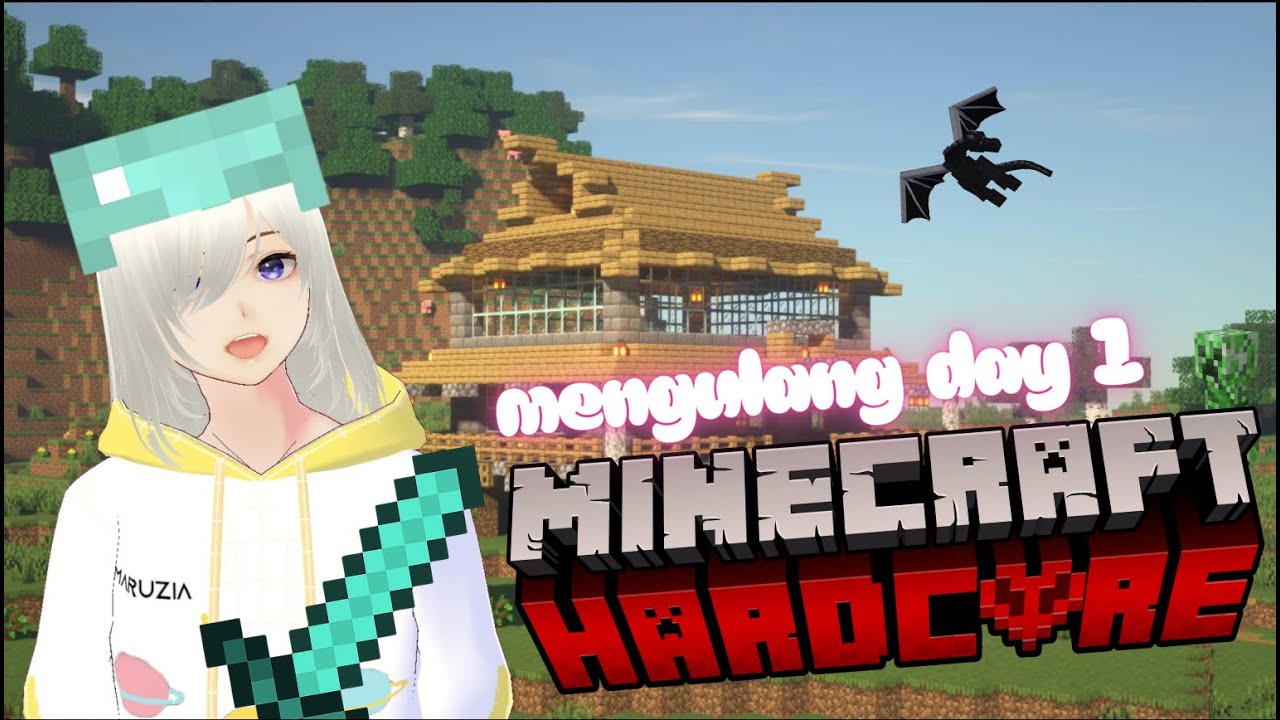 【Minecraft Hardcore】Hari pertama main minecraft hardcore Part 2 | Vtuber Indonesia
