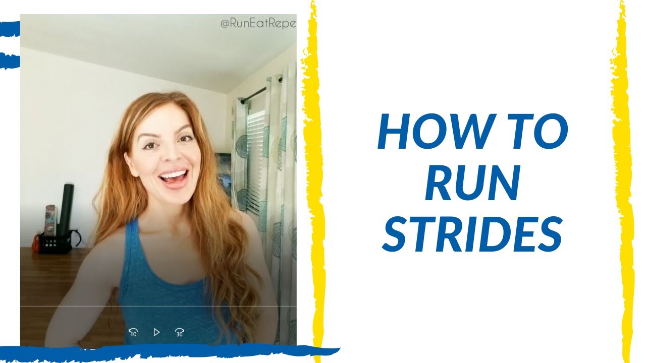 What is a stride to RUN FASTER?