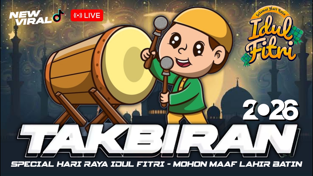 DJ TAKBIRAN 2026 FULL BASS GLERR X JARANAN | GEMA TAKBIR IDUL FITRI 1447 H