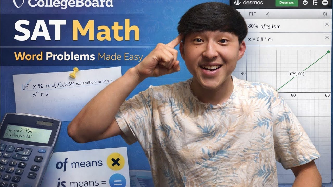 SAT Math Word Problems Made Easy | The One Math Language You MUST Know