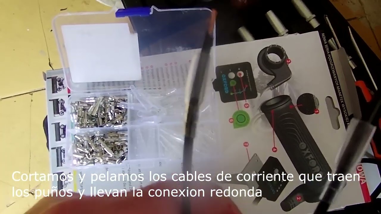 Zontes U1 Instalación puños calefactables