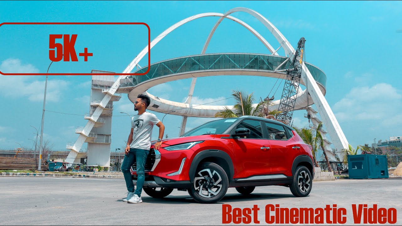 My First Vlog || Nissan Magnite XV Premium DT Red and Black Cinematic Video  || Delivery video
