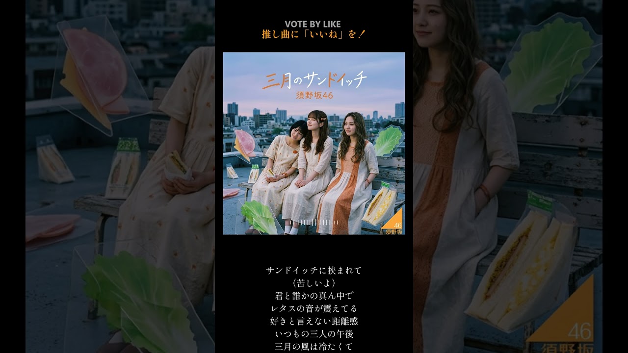 須野坂46『三月のサンドイッチ』（TYPE B）