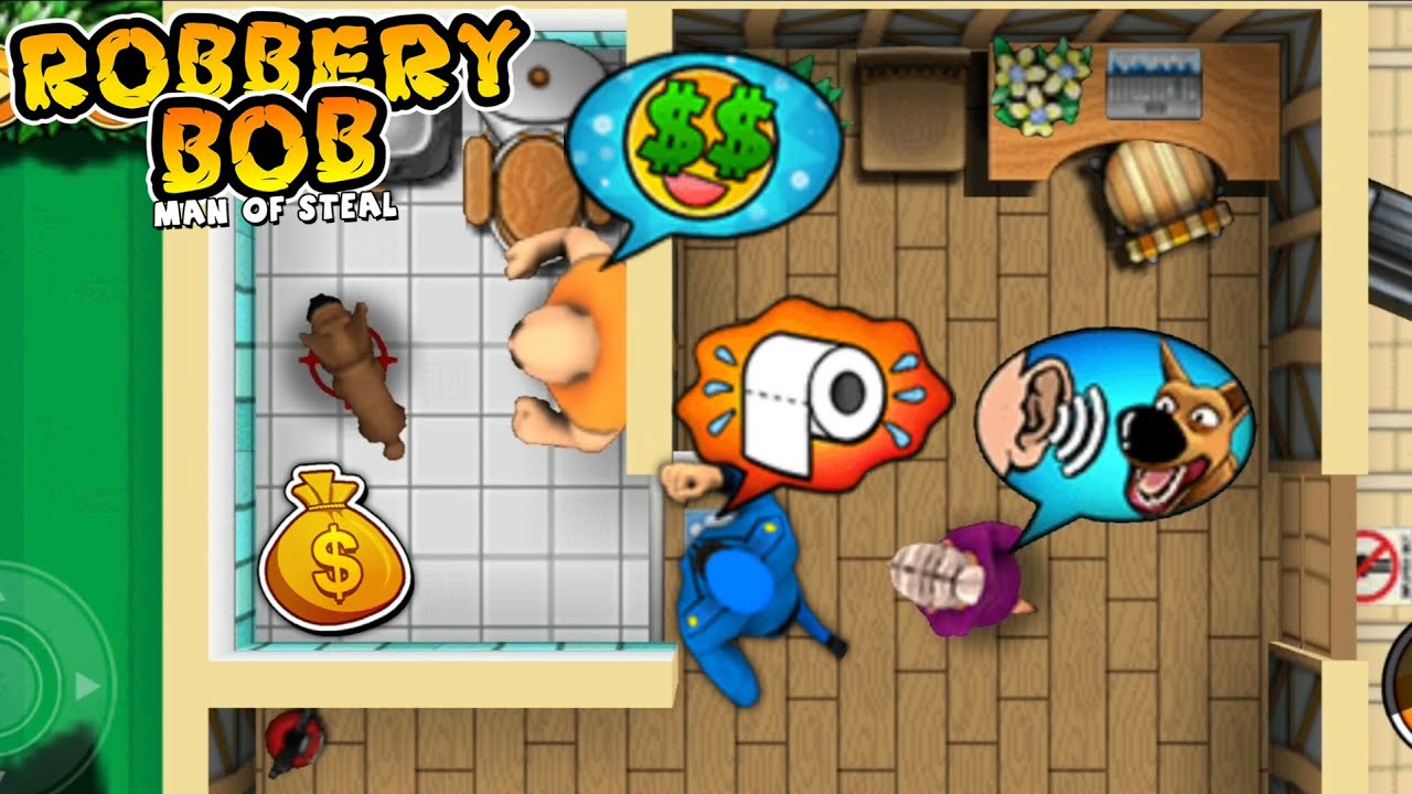 Robbery Bob - Biff Guard Perfect Gameplay Walkthrough BGP8
