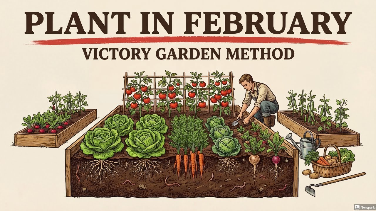 Plant in February to Multiply Your Food Supply: The Victory Garden Method