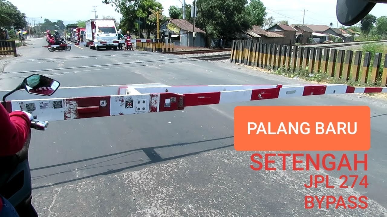 Palang Baru! Perlintasan Kereta JPL 274 By Pass, Klaten