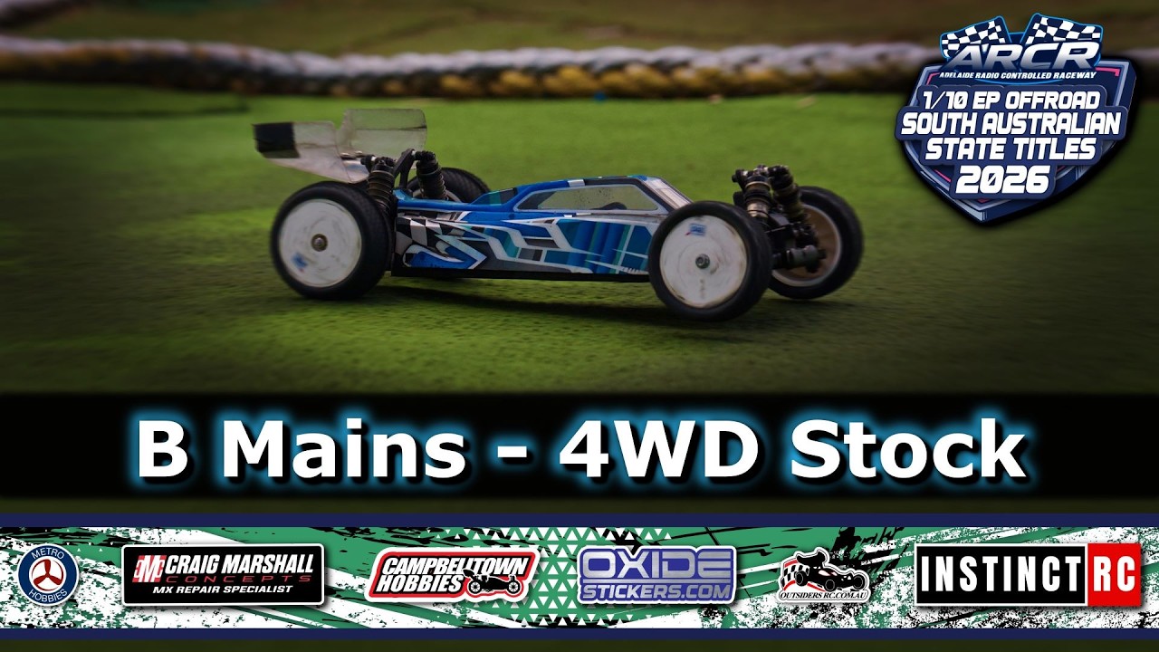 Great Battles! | B Mains - 4WD Stock - 2026 RCRA 10th Offroad SA State Titles