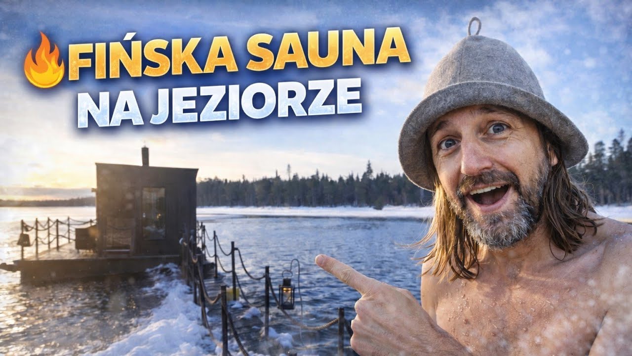 FIŃSKA SAUNA NA JEZIORZE 🔥 Tradycyjna sauna w Laponii