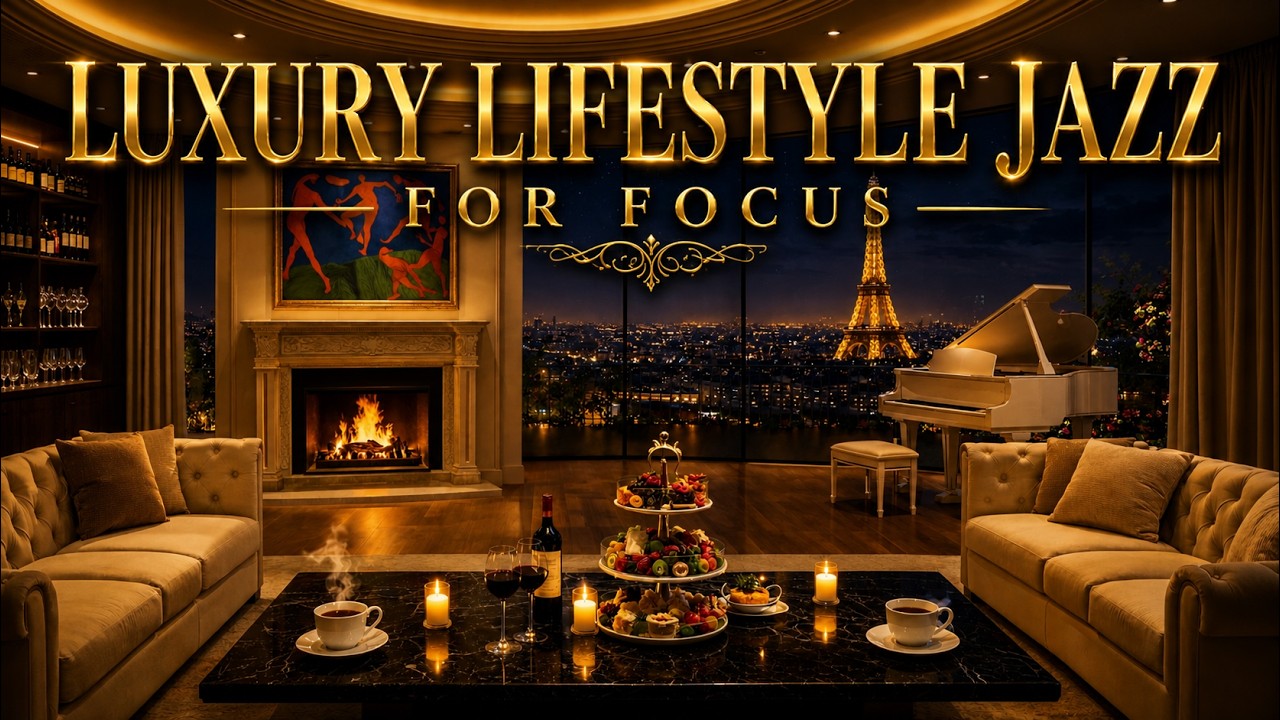 Paris After Dark Jazz – Intense Focus & Creative Productivity Soundtrack