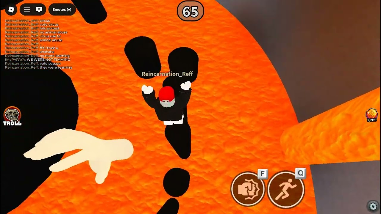 Roblox dont get eliminated part 2 !! villian arc !! fun !! lost.