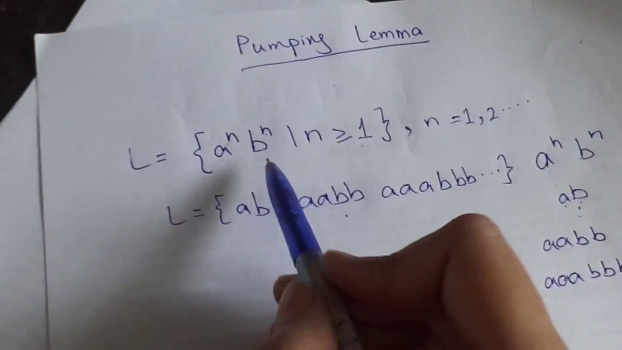 Pumping Lemma