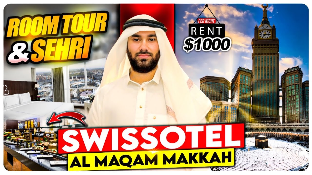  Swiss Al Maqam | 5 Star Sehri with 100+ Dishes | Room Tour ❤️