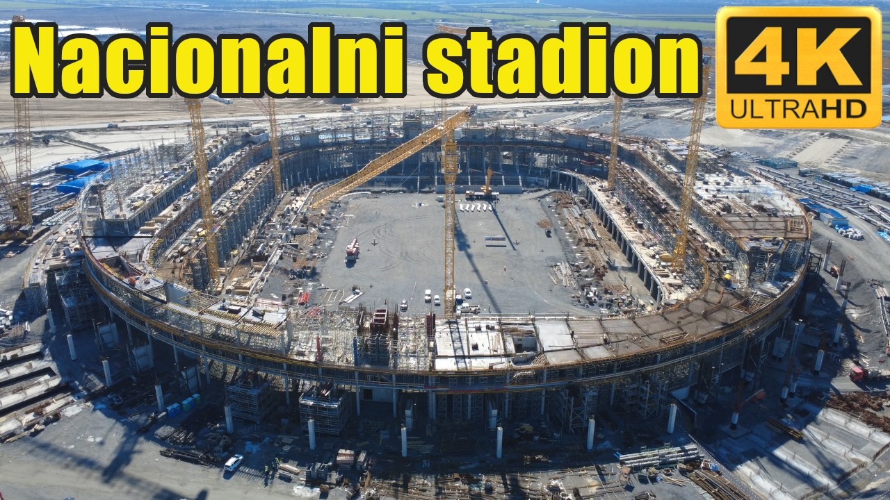 Nacionalni stadion - dron snimak