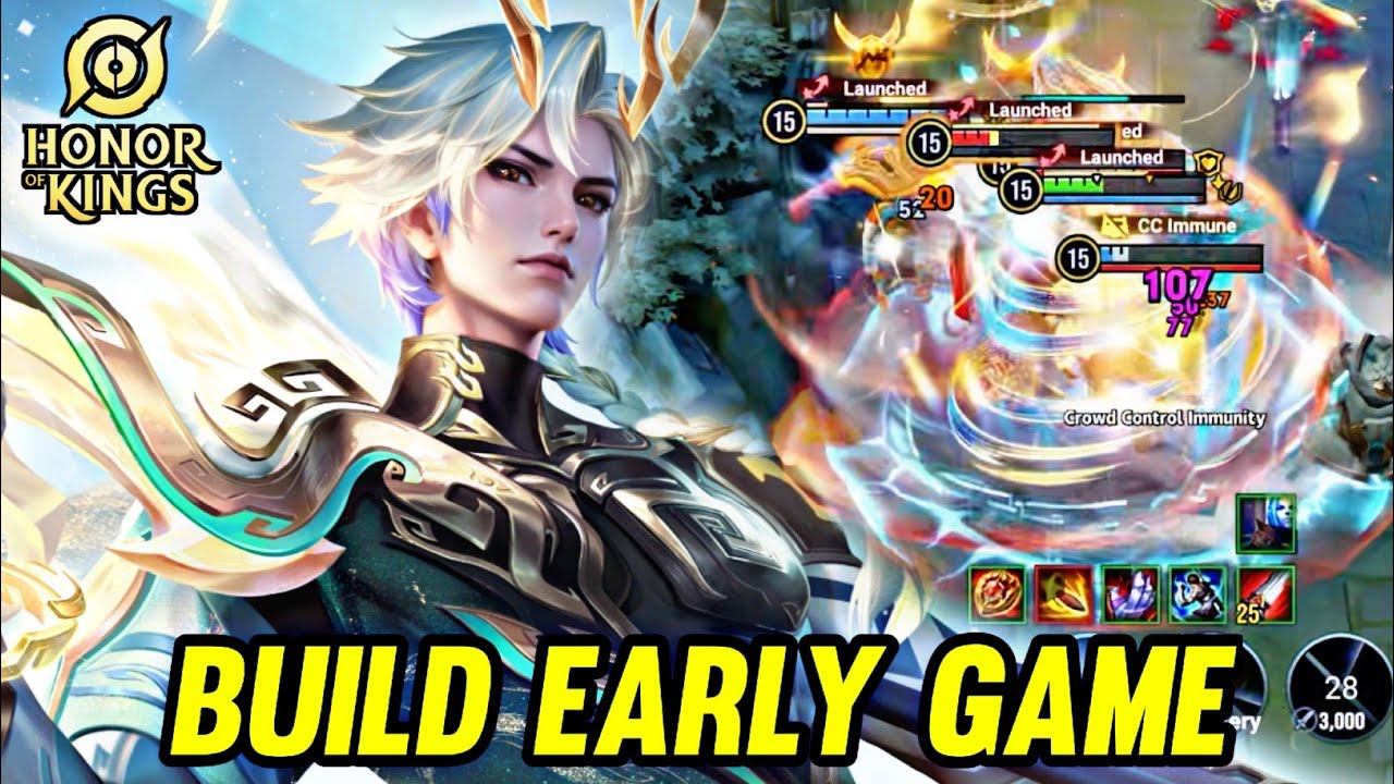 HOK : ZILONG GAMEPLAY | BUILD EARLY GAME - HONOR OF KINGS