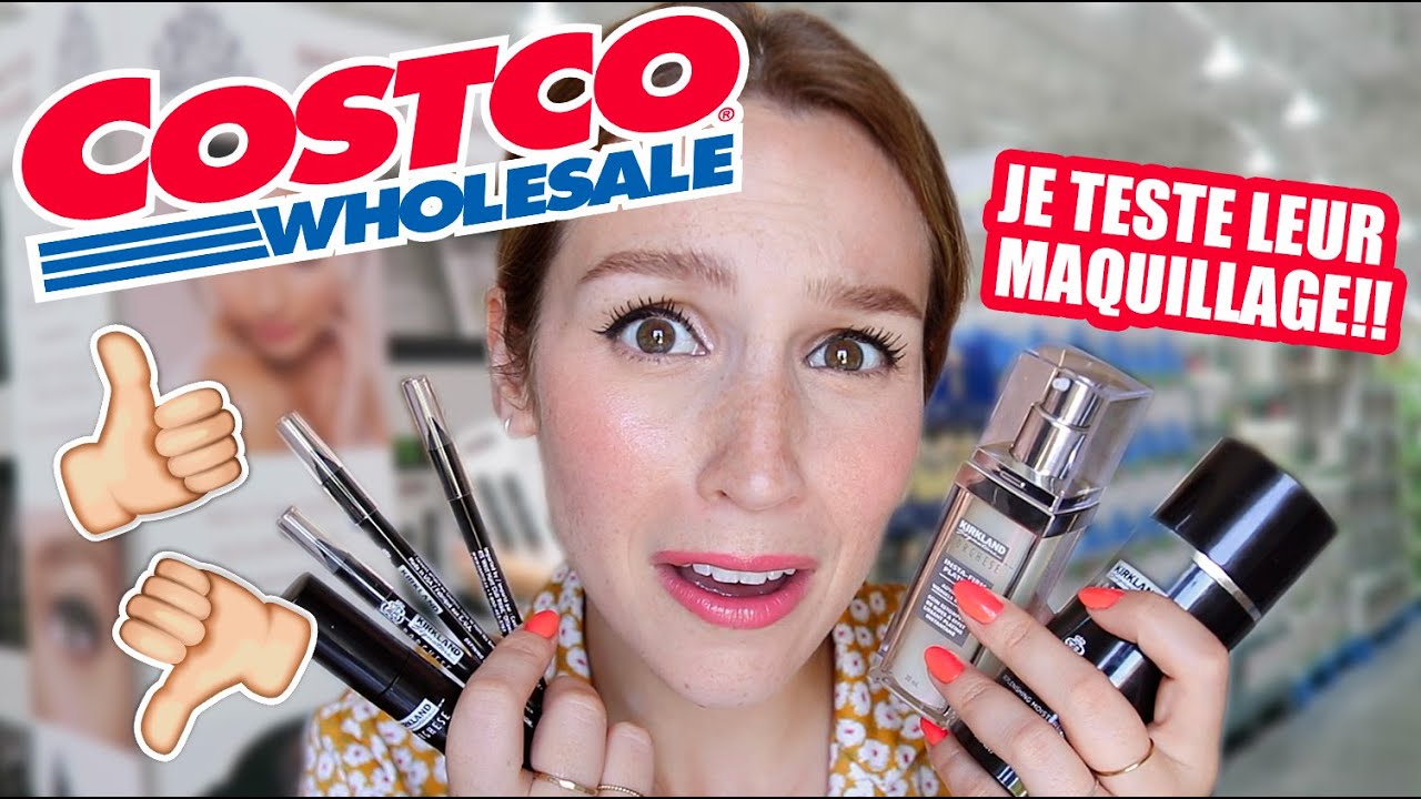 COSTCO fait du MAQUILLAGE ?!! 😲 Je teste tout ! 😂