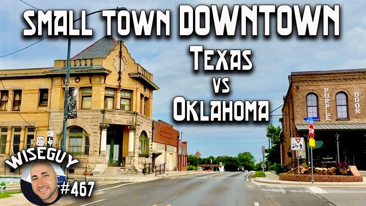 10 Historic Main Streets in Texas and Oklahoma ||| Red River Rivalry
