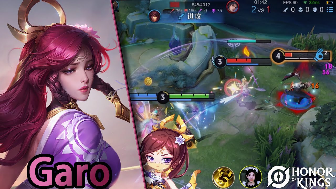 HOK（Garo）Beautiful adc hero｜Um belo herói｜Pahlawan yang cantik｜ฮีโร่แสนสวย｜Anh hùng xinh đẹp