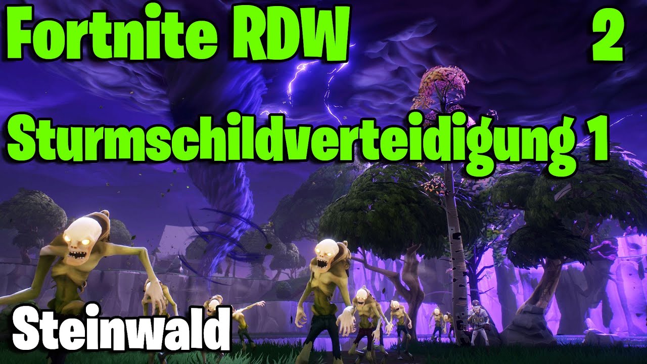 LP Fortnite RDW - Rette die Welt Part 2 Sturmschild - Steinwald